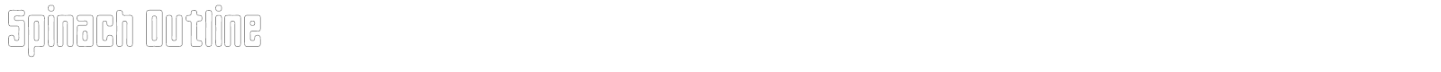 Spinach font preview